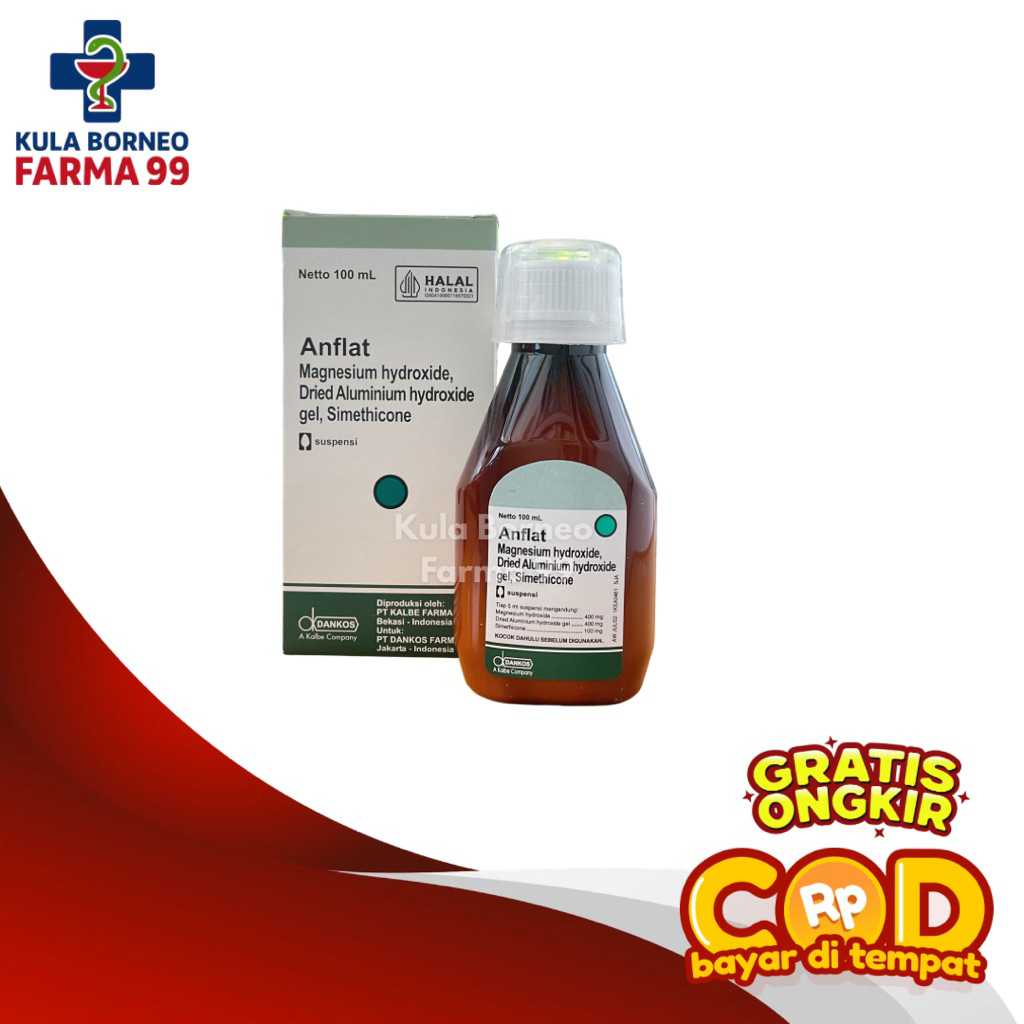 ANFLAT Suspensi Sirup Obat Maag 100 ml