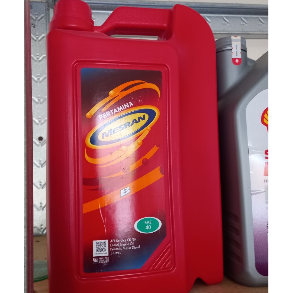 OLI MOBIL DIESEL MESRAN B  [ORIGINAL] 5 LITER