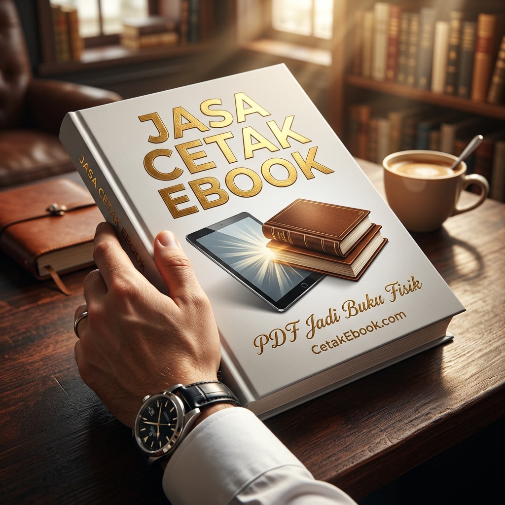 Dijual Jasa Cetak Print Buku E-Book Ebook Format Pdf Jilid Lem