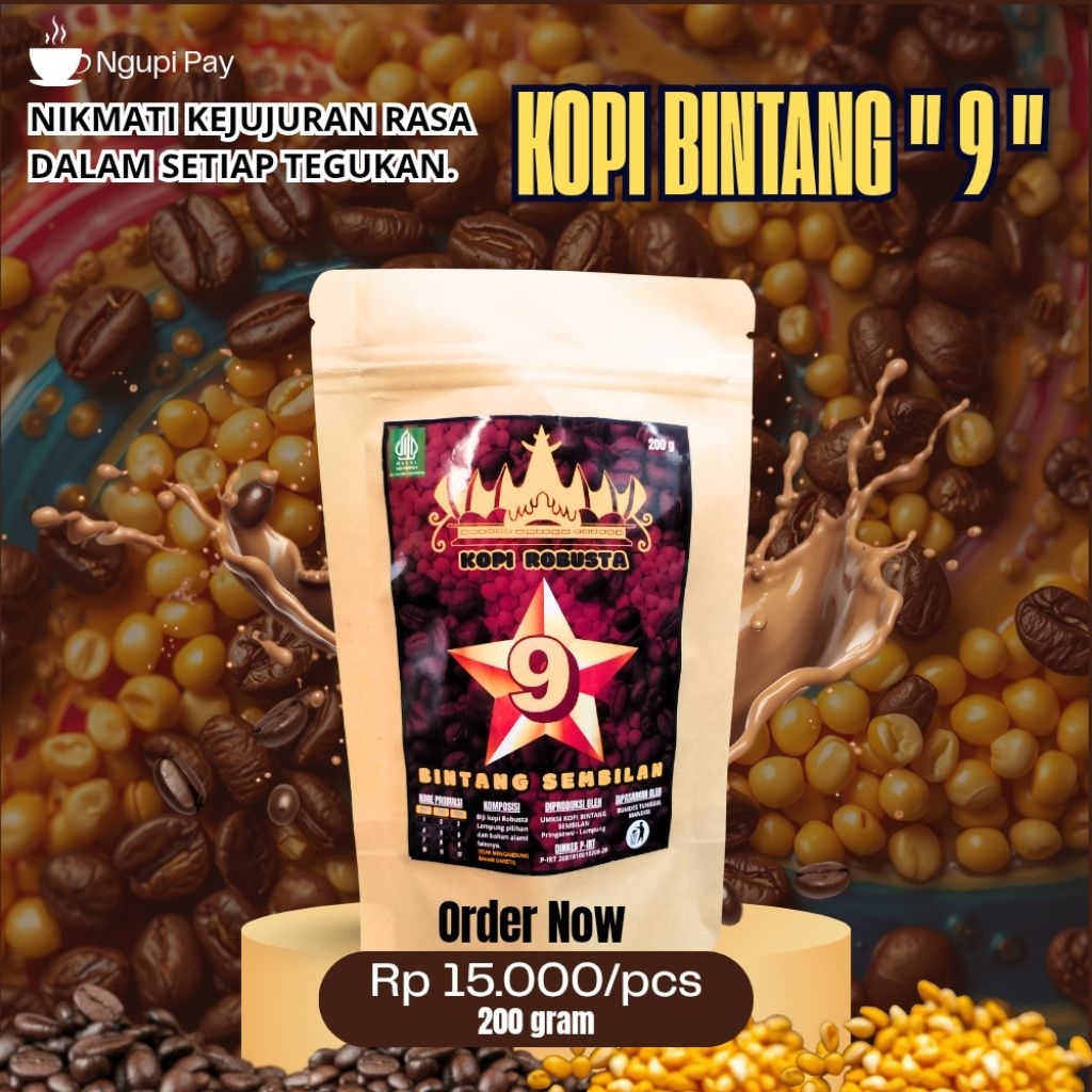 Kopi Robusta Lampung || Bintang 9