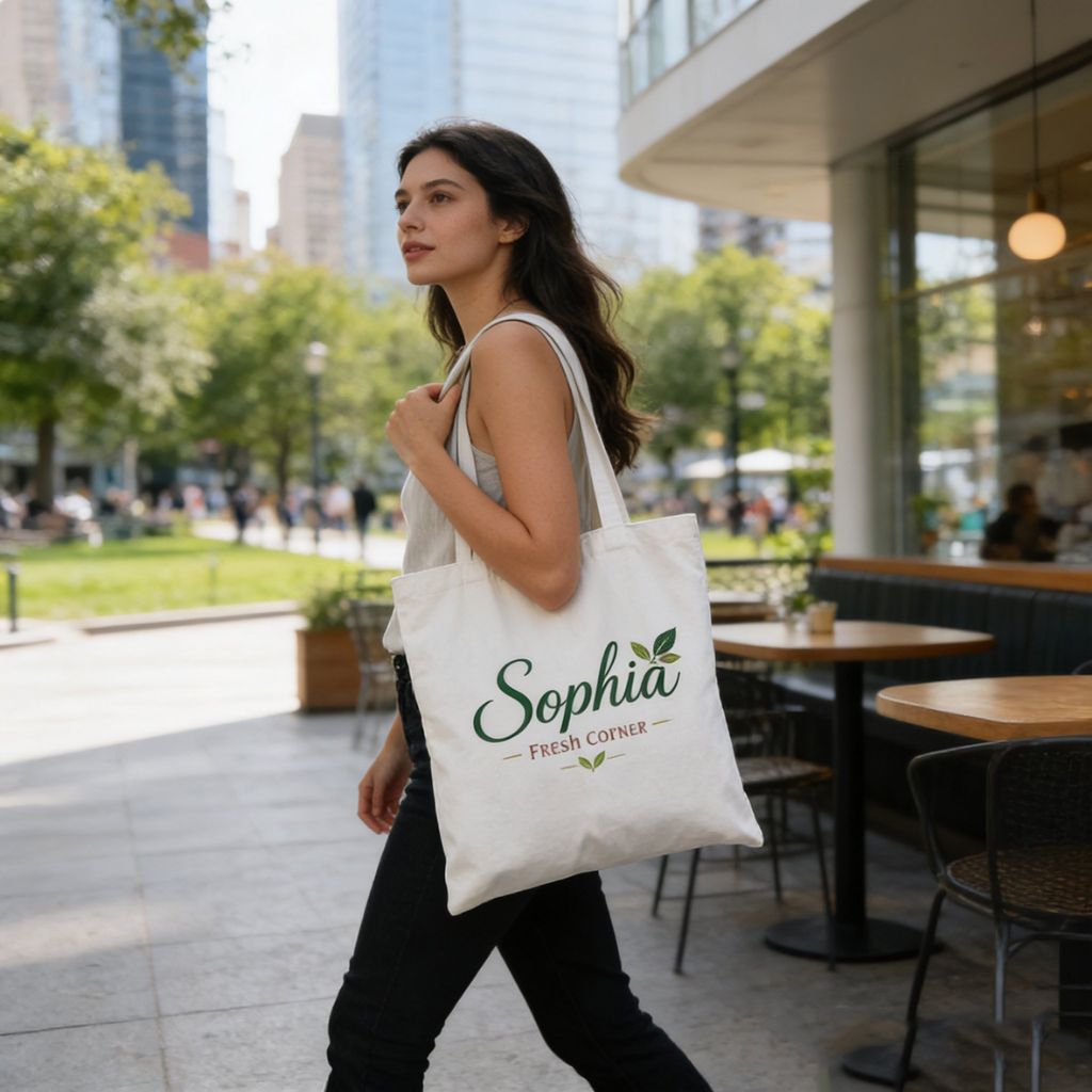 Tote Bag Blacu Putih Polos Custom Sablon| Tas Tote Bag Seminar Souvenir Belanja