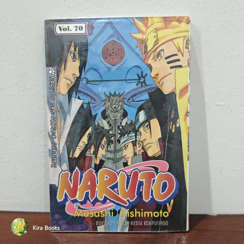 Komik Naruto Original Vol 70 (preloved sudah di sampul mika)