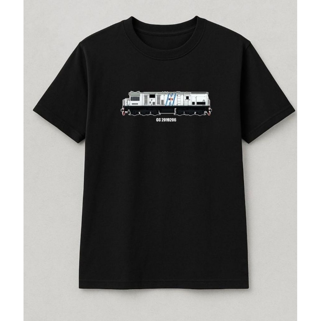 kaos lokomotif CC201 Albino (Medan)