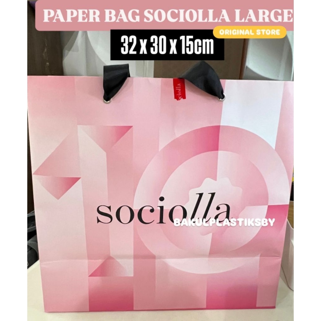PAPERBAG SOCIOLLA ORIGINAL S M L / PAPER BAG SOCIOLLA ORI.