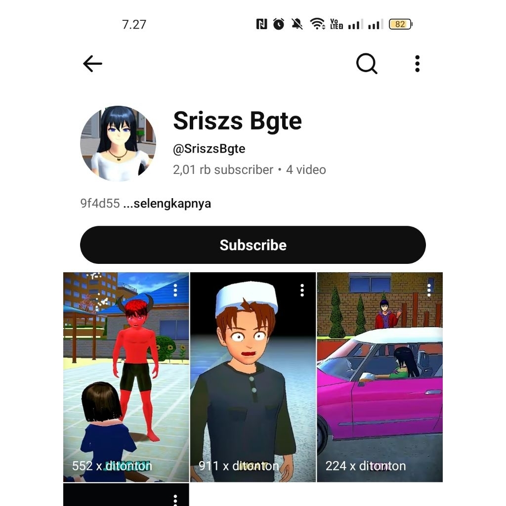 AKUN YOUTUBE 2000 SUBSCRIBER MURAH