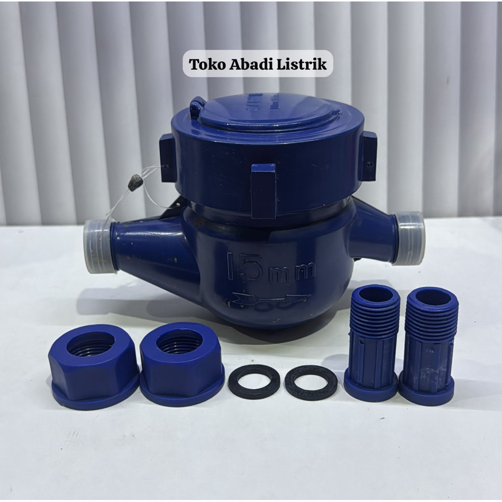 CAIMAN Meteran Air PDAM Body Besi Water Meter CAIMAN 1/2" Meteran PAM
