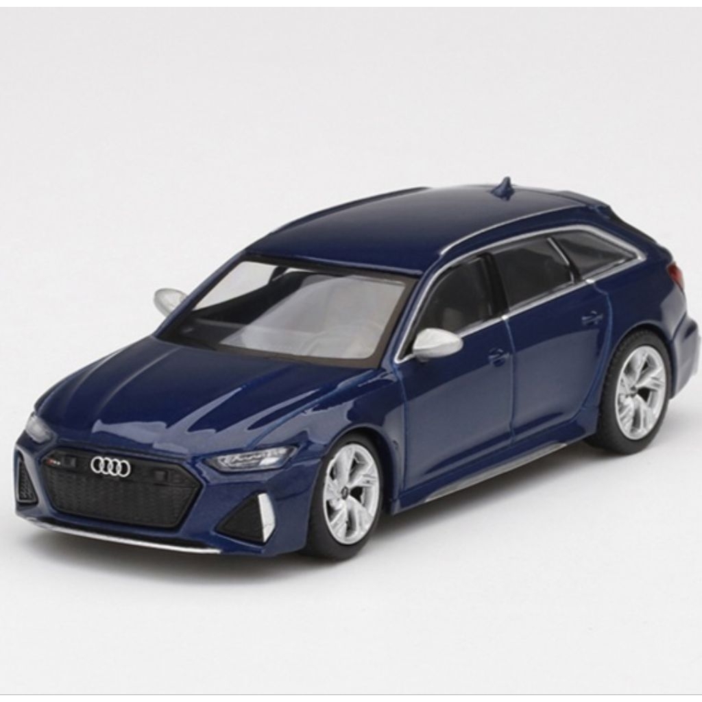 MiniGT Mini GT 186 Audi RS 6 Avant Navarra Blue Metallic