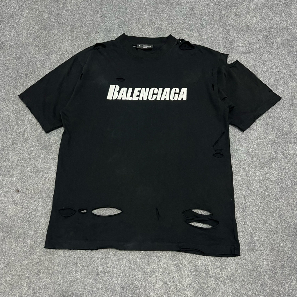 Balenciaga Caps Destroyed tee