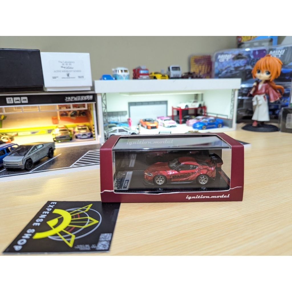 Ignition Model 1/64 Pandem Supra A90 Red metallic