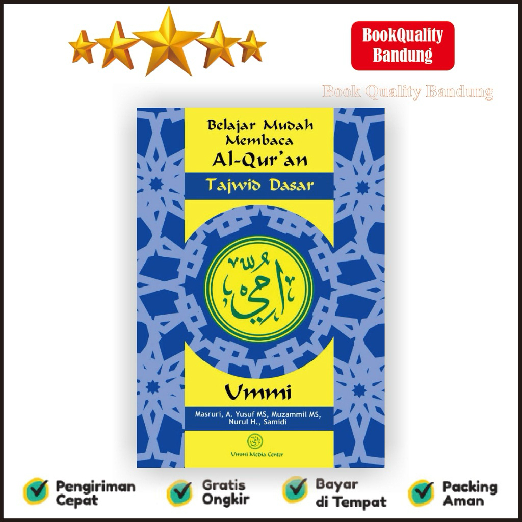 Buku cara cepat Membaca alquran Metode ummi Tajwid Dasar