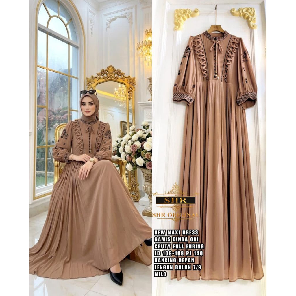 GAMIS DINDA IKATAN CINTA//GAMIS SILANG BY SHR