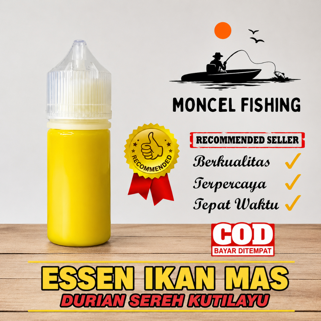 ESSEN Oplosan Ikan Mas Durian Sereh Katilayu Esen Semua Jenis Umpan Dan Cocok Segala Kondisi Air