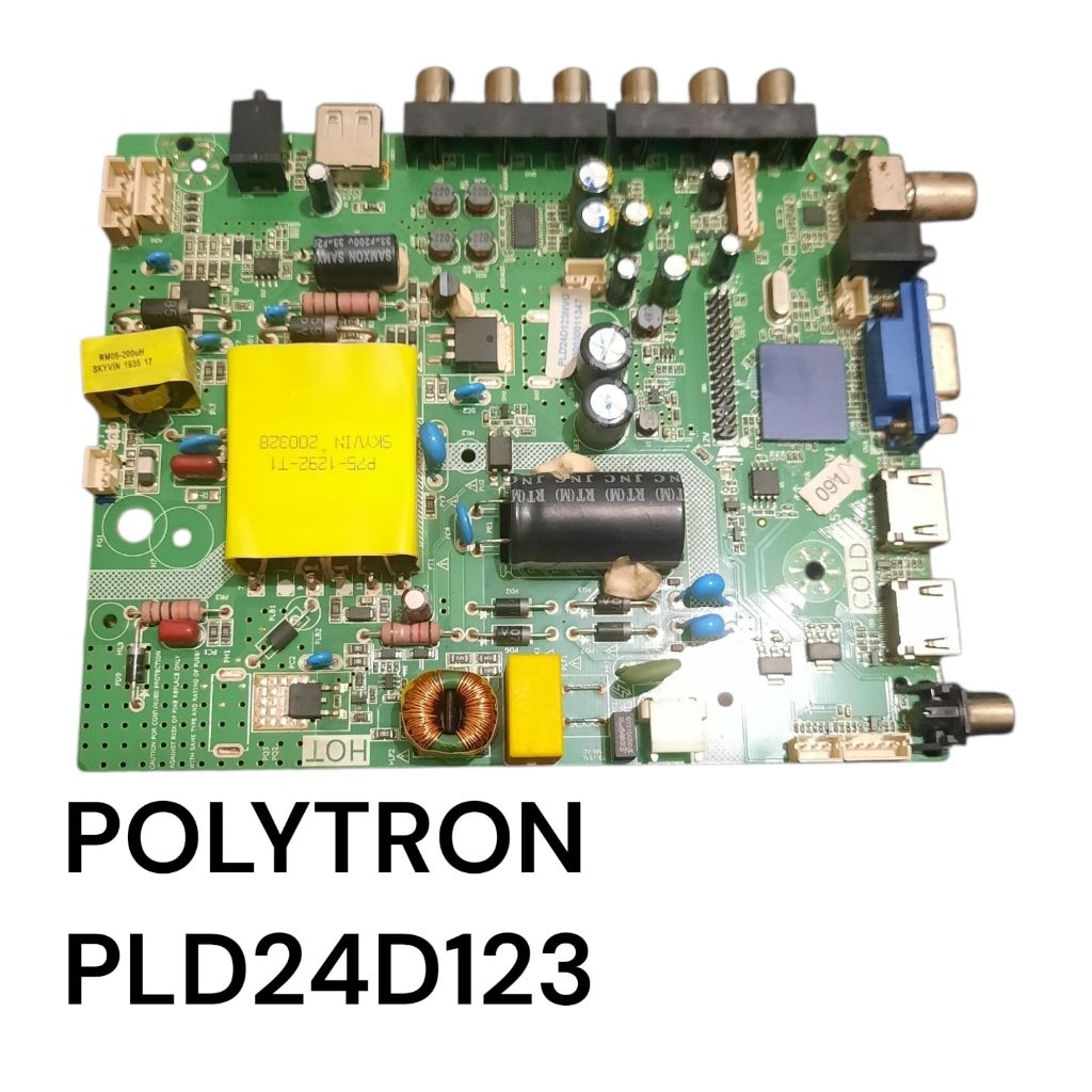 MB TV LED POLYTRON PLD24D123NVGMAINBOARD MESIN TV LED POLYTRON