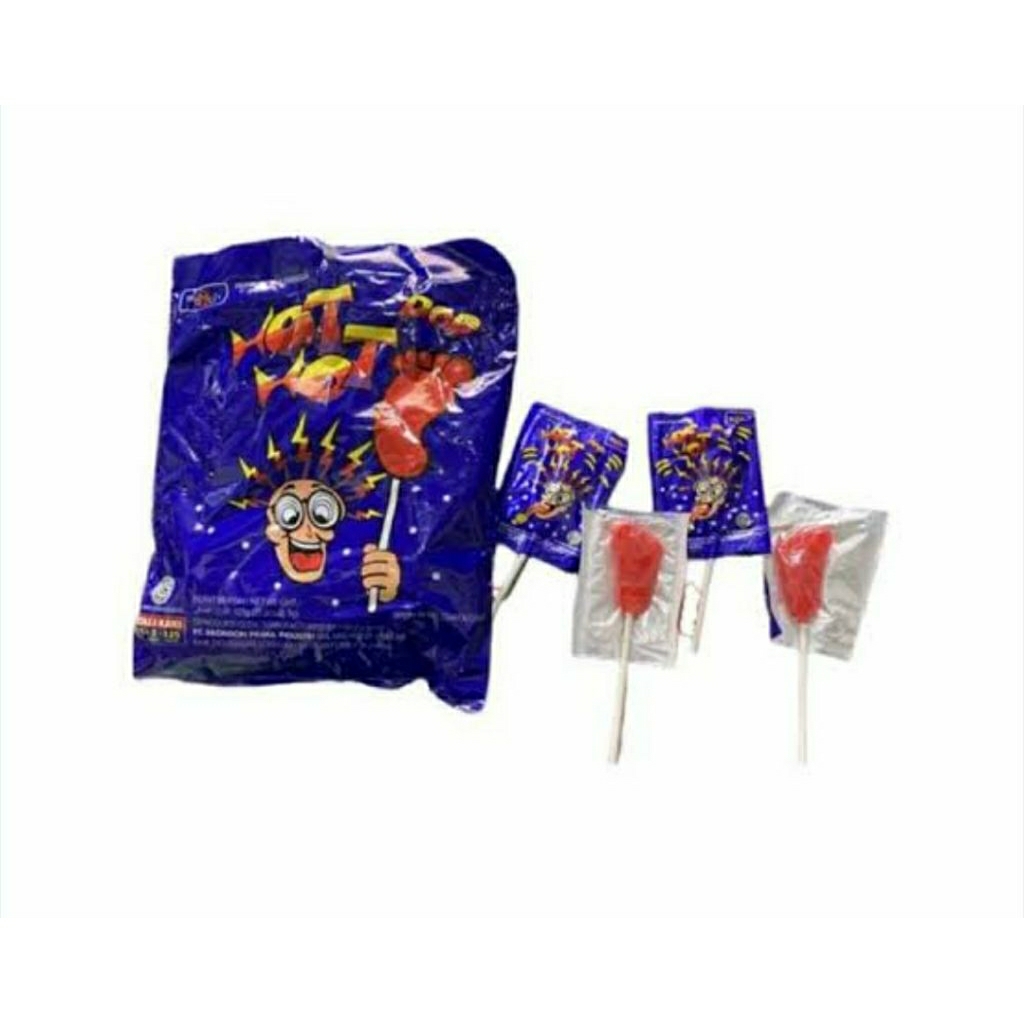 1 pak Permen Hot Hot Pop permen kaki Isi 25 Pcs