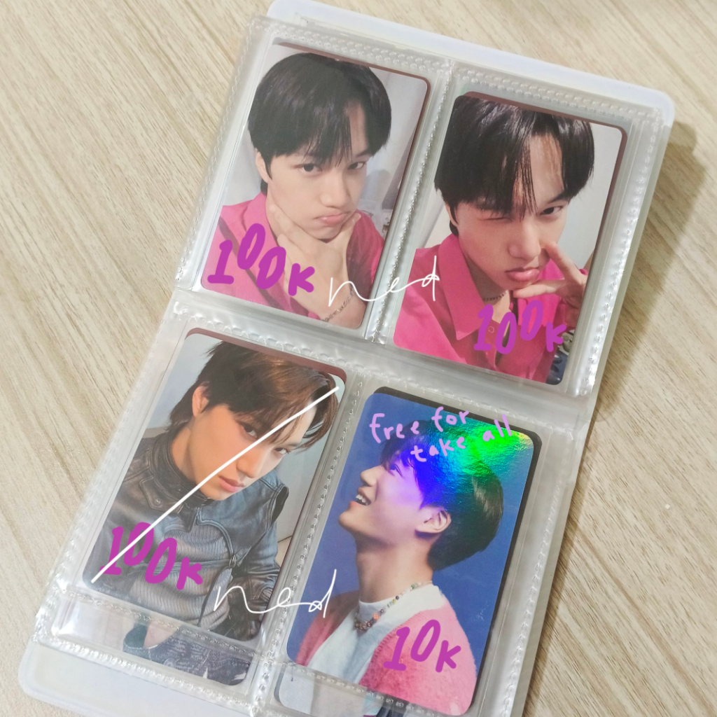 KAI EXO WAIT ON ME SOLO ALBUM PC PHOTOCARD STARRIVER SHANGHAI BEIJING FANSIGN FS WINNER BENEFIT PINK