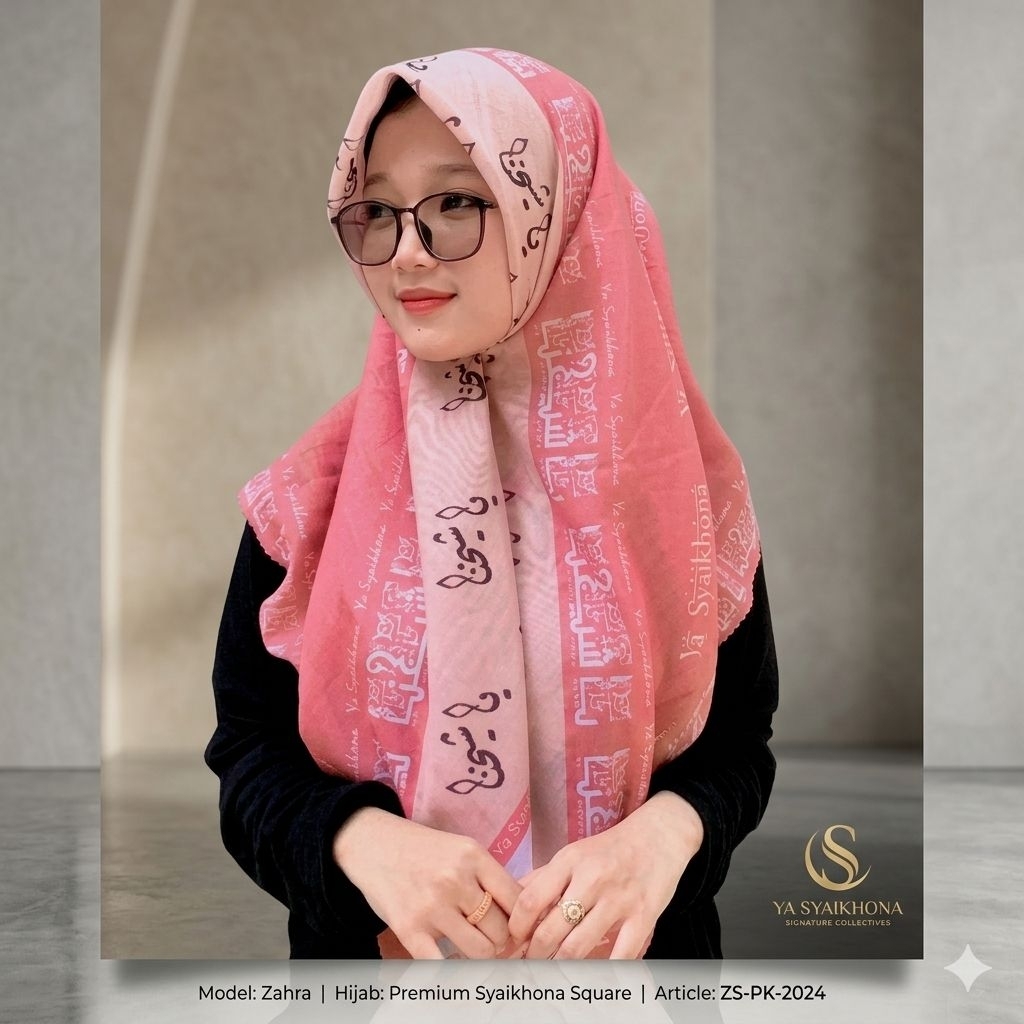 Hijab Pegon Arab  /Hijab Koran Arab / Voal Super Premium /Motif ala santri/Hijab Viral /Hijab Voal M