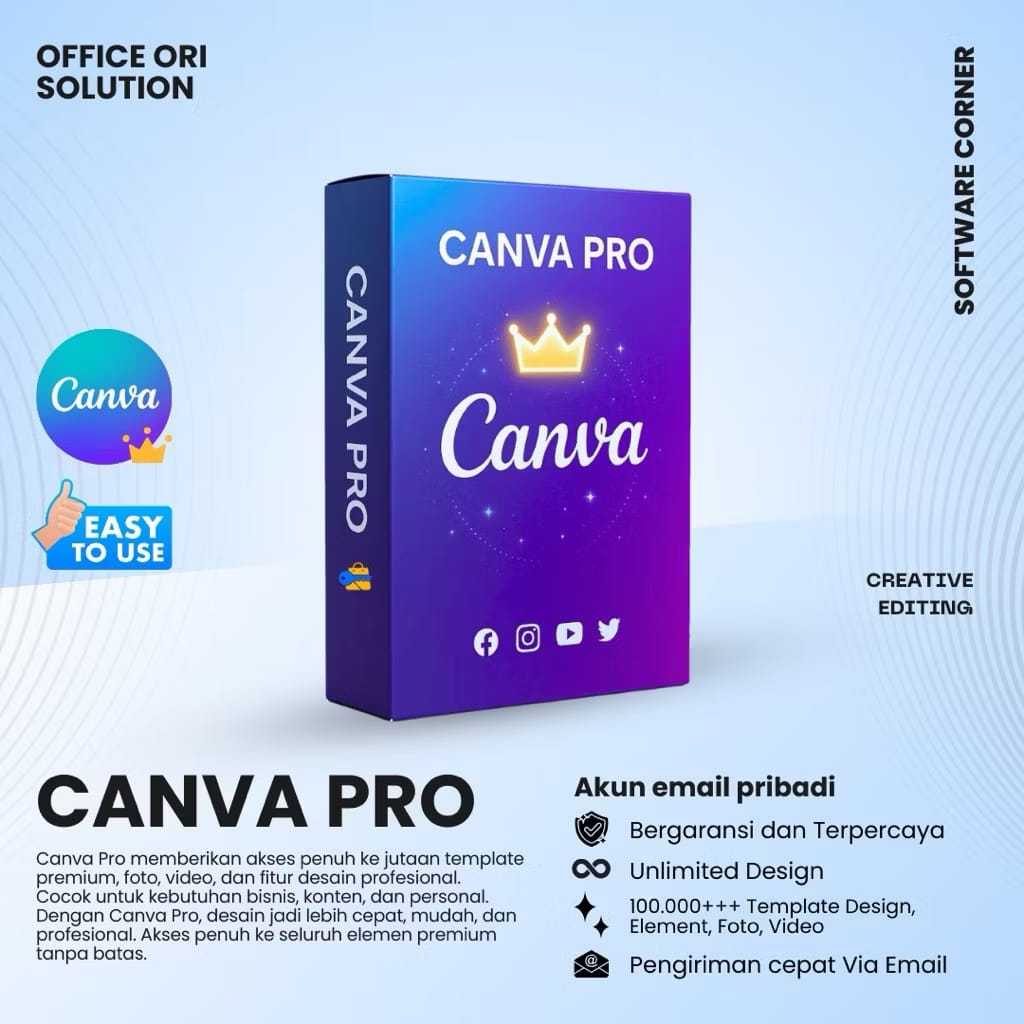 CANVA PRO TEMPLATE PREMIUM 500.000+++