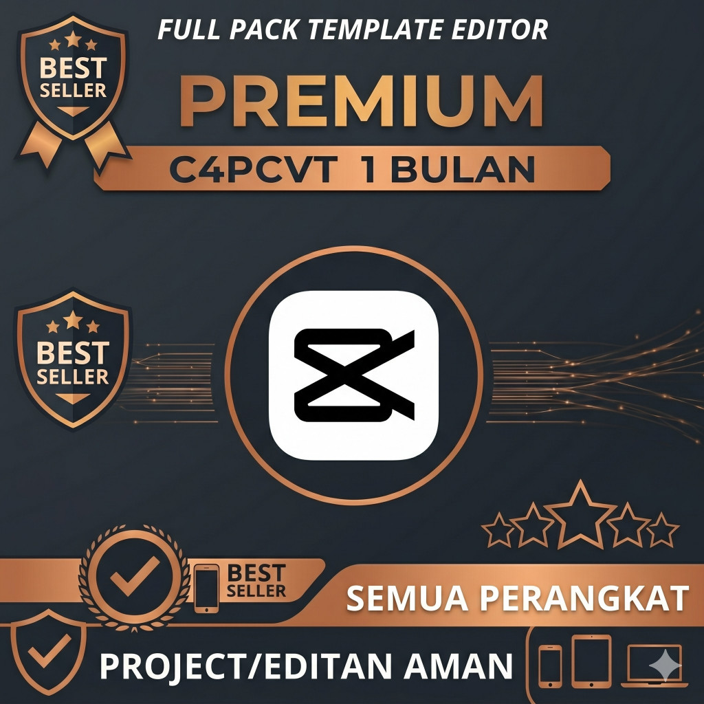 Langganan Capcut Pro 1 Tahun Bergaransi Full Akses Bergaransi