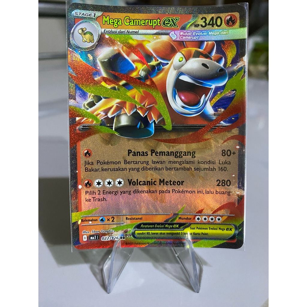 MEGA CAMERUPT EX 022/126 RR Pokemon TCG