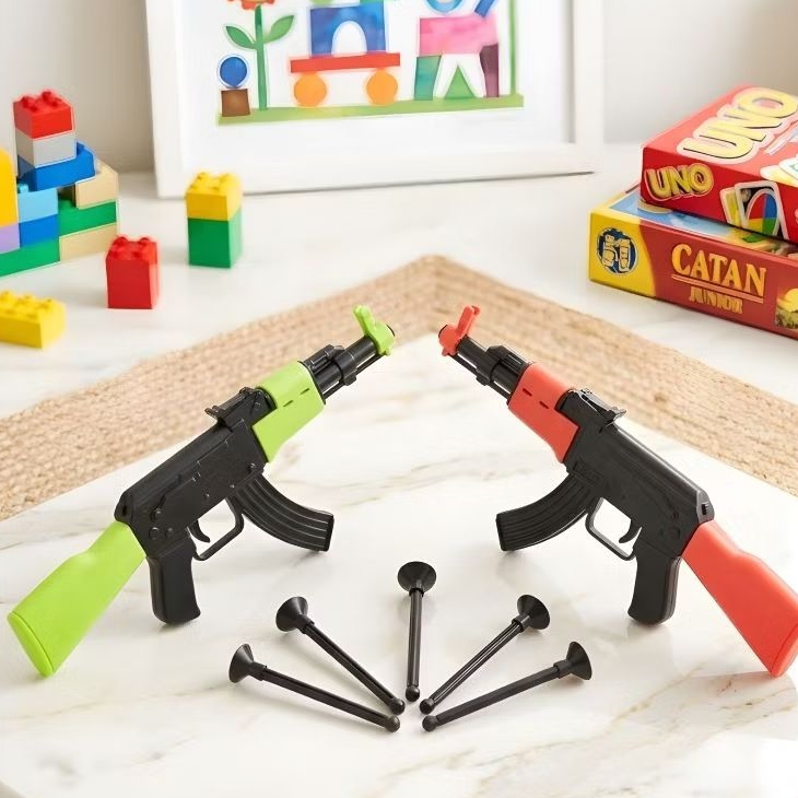 Mainan Senapan AK Anak Peluru Busa Soft Bullet Gun | Pistol Tembak Mainan Anak