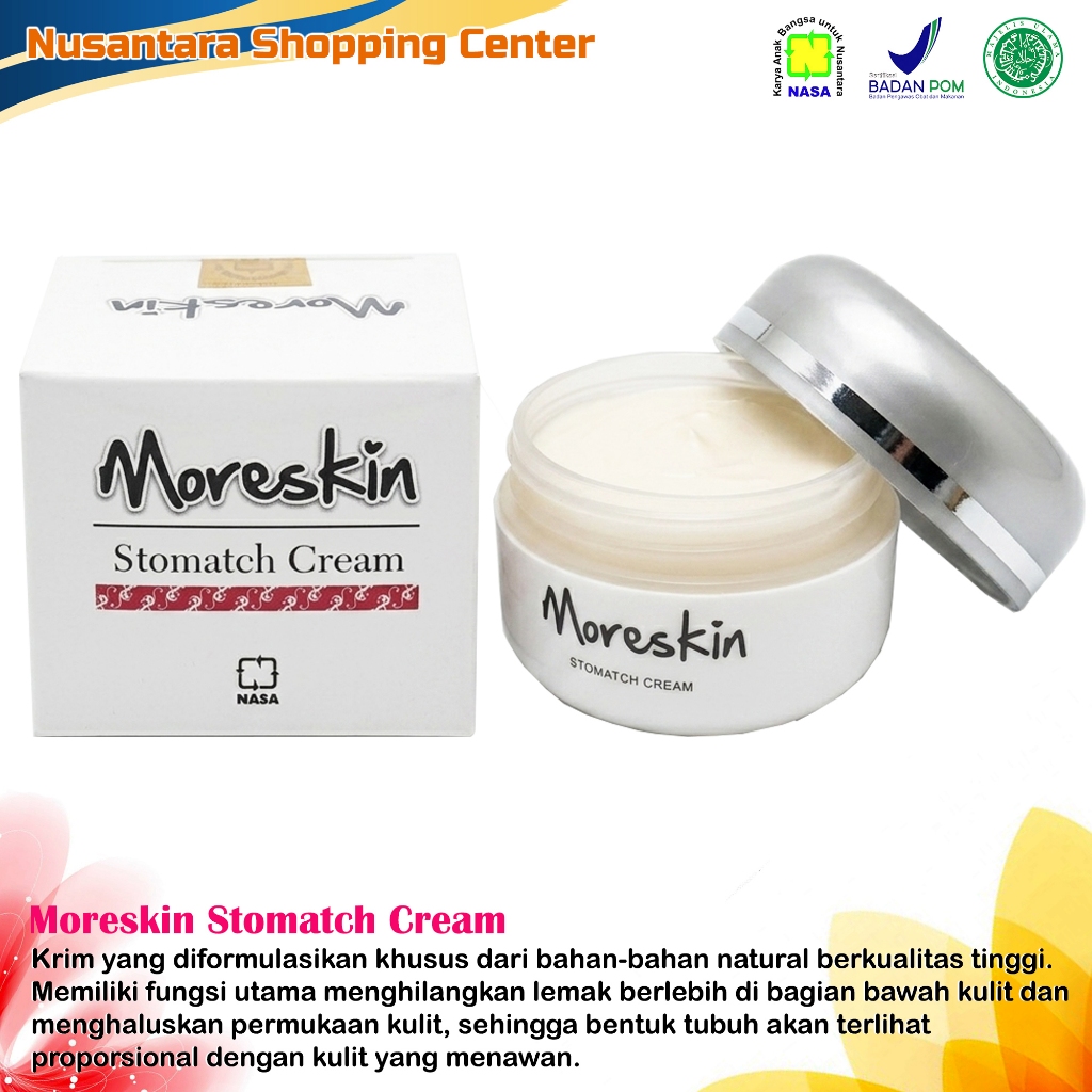 PENGHILANG LEMAK BERLEBIH MORESKIN STOMATCH CREAM