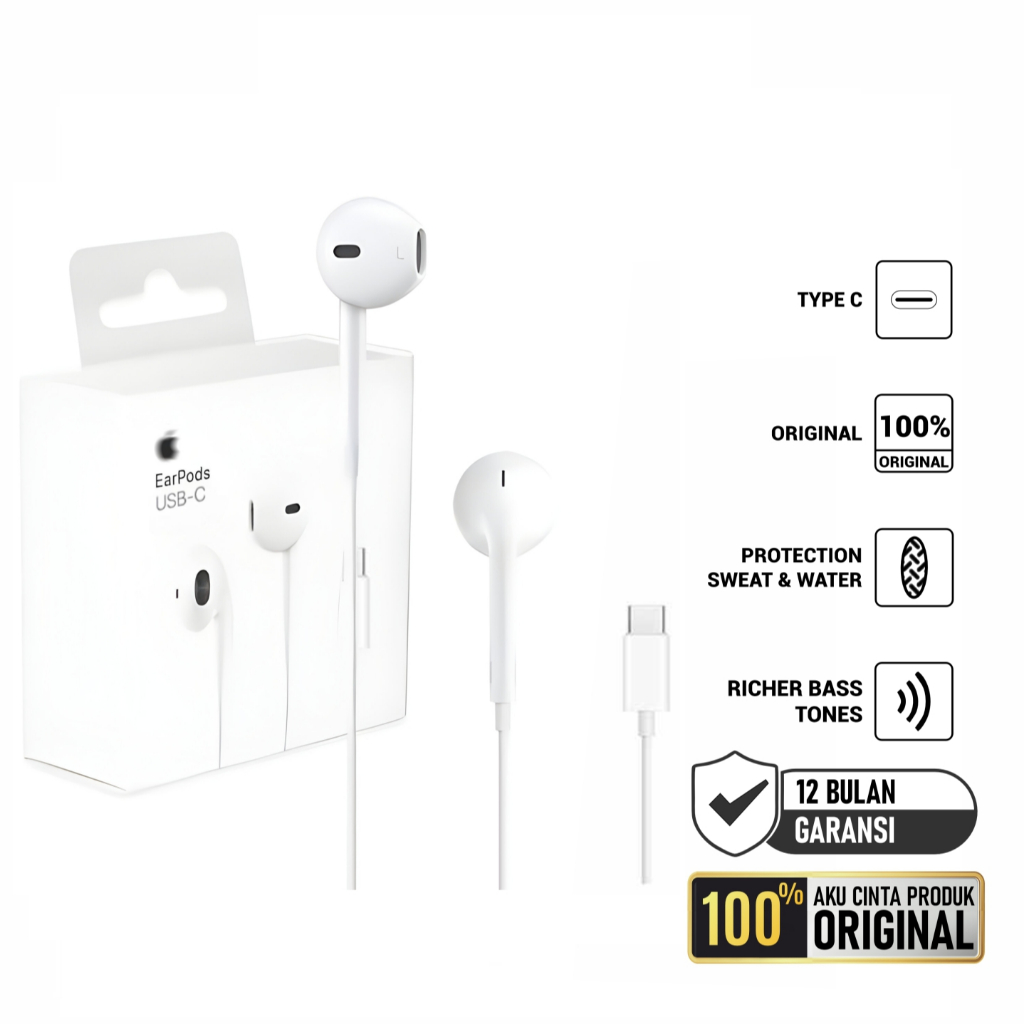 Alfacase Earpods USB Type C iPhone - Earpods Cable