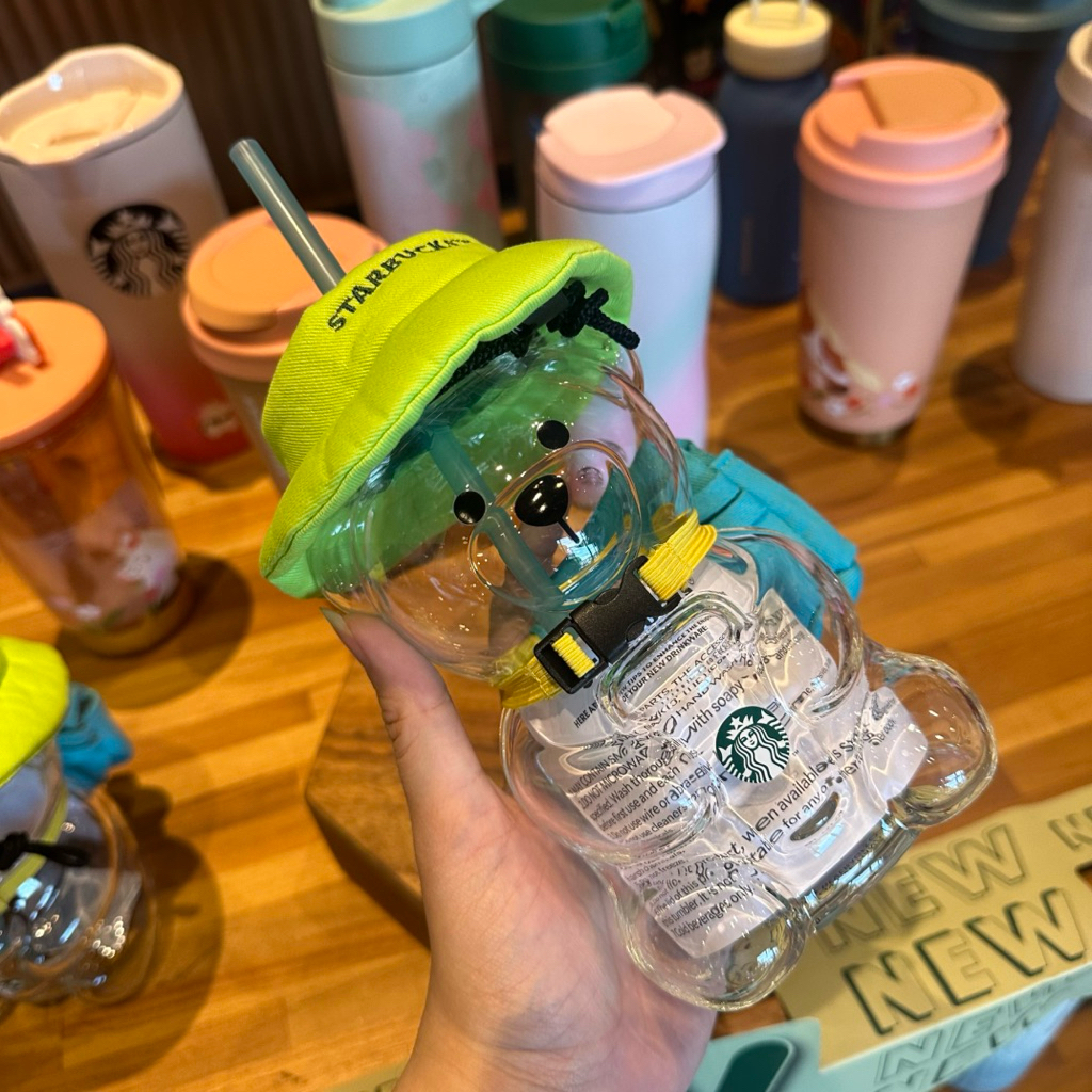 [EXCLUSIVE] NEW Tumbler Starbucks Bearista Glass Cup 24th Anniversary Starbucks Indonesia Original