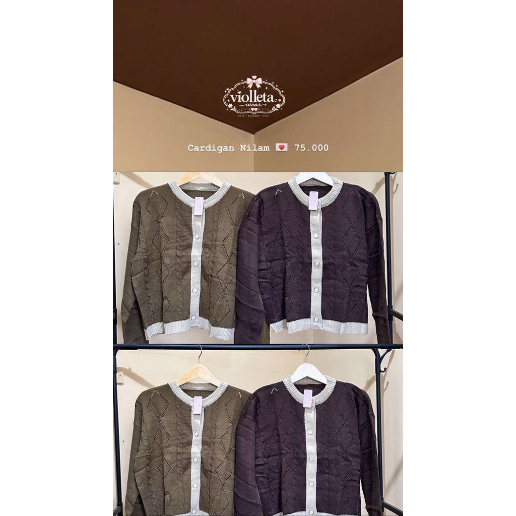 Cardigan Nilam