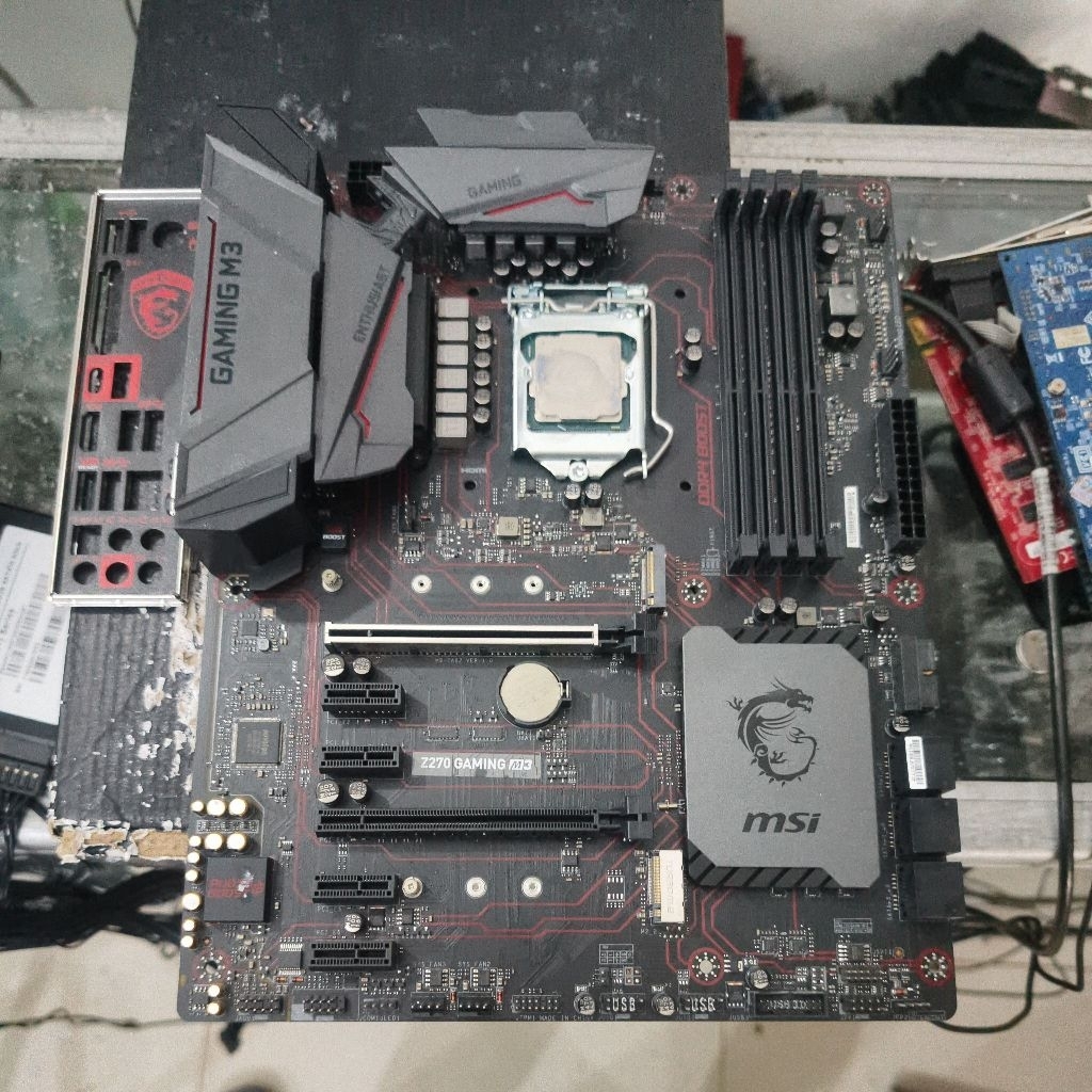 mainboard msi z270 gaming m3 ddr4 + procsesor core i5-7600k gen7
