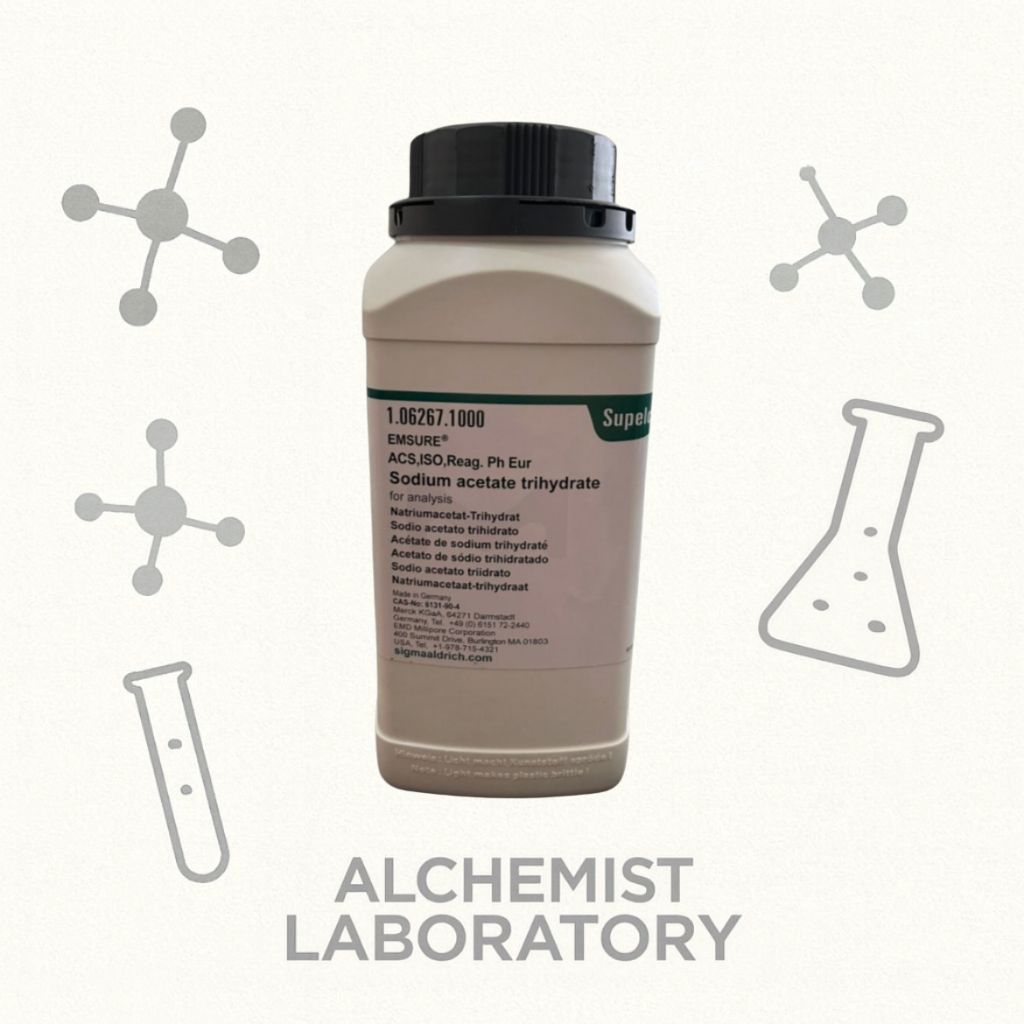 Sodium Acetate trihydrate 1kg merck 1.06267.1000
