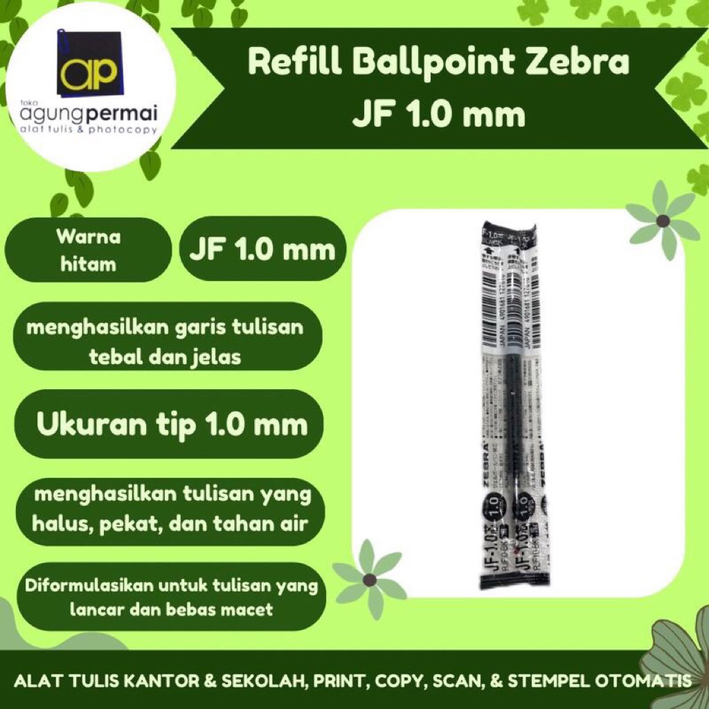 Refill Ballp Sarasa Zebra RJF