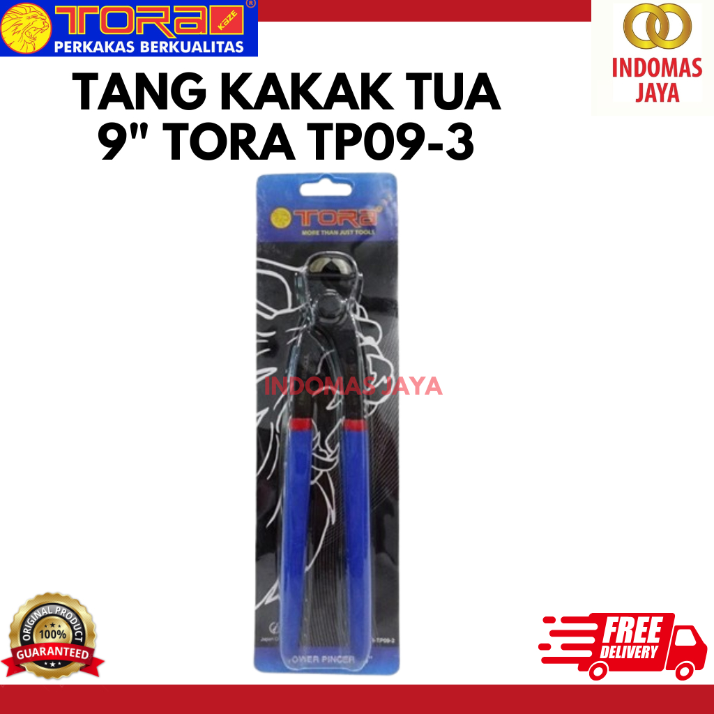 TORA Tang Kaka Tua 9 Inch - Gegep Potong Kawat - Tower Pincer TP09-3