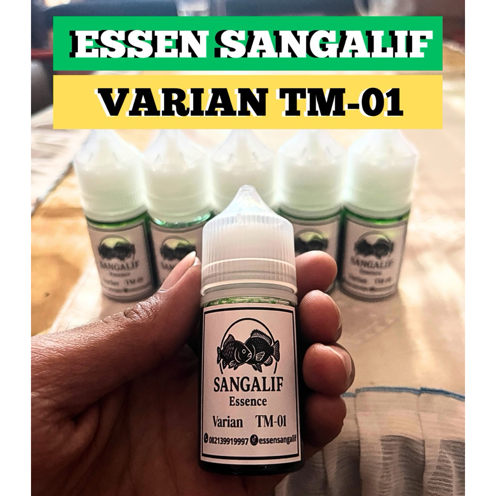 Essen SANGALIF 30ml Spesialis Ikan Mas Tombro Majalaya Media Umpan Pelet Putihan Aci Otok-otok Gacor