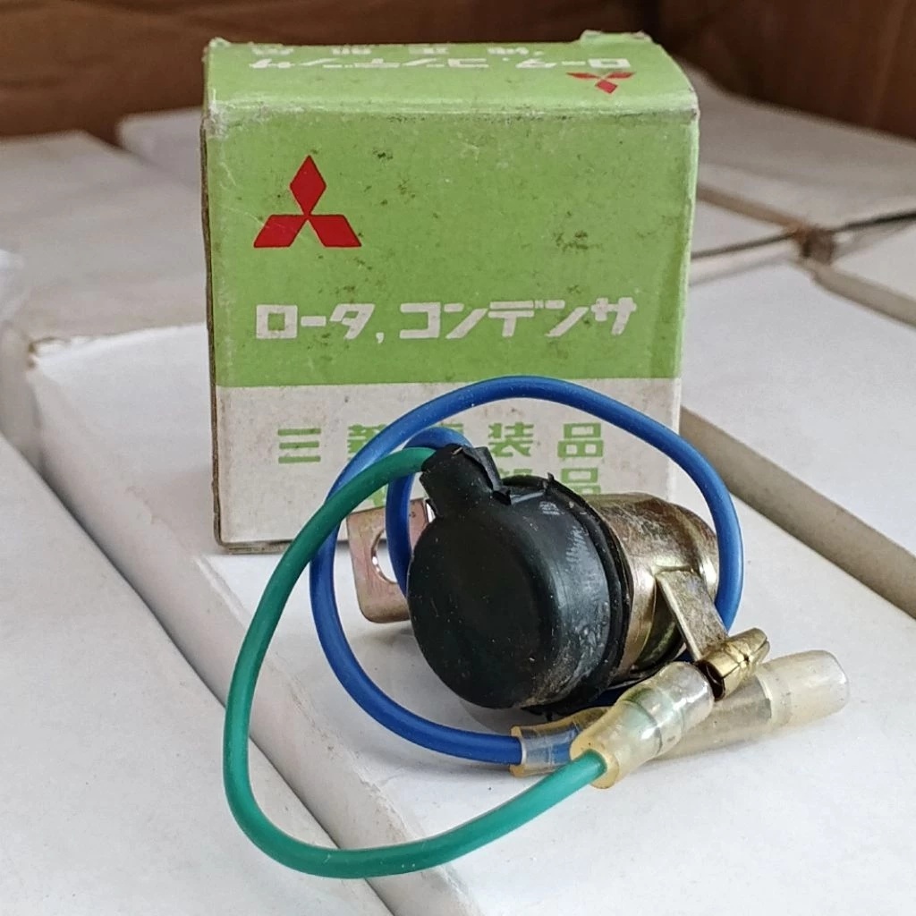KONDENSOR 3 BERLIAN MITSUBISHI CB100 2 KABEL cb100 cb125 s90 s90z cl90 gl100 cl100 cl125 sl100 sl125