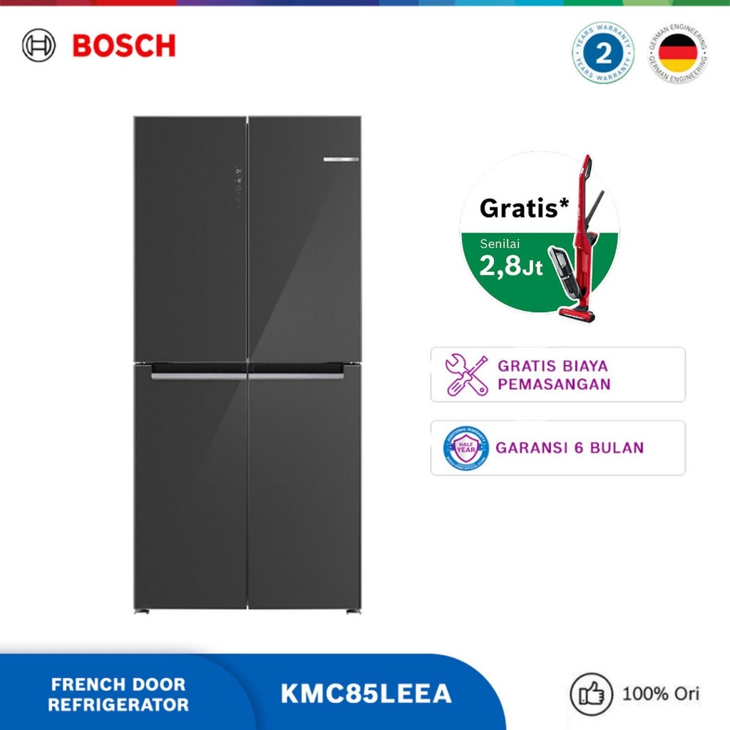 Bosch KMC85LEEA Kulkas Multi Door w/ Glass Door 4 Pintu 547L