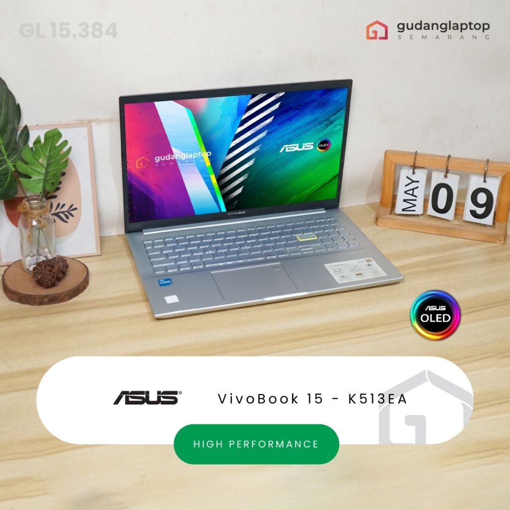 ASUS VivoBook 15 - K513EA OLED Intel Core i3 - 1115G4 4/512 Fingerprint, WebCam, WiFi 6, Bluetooth, 