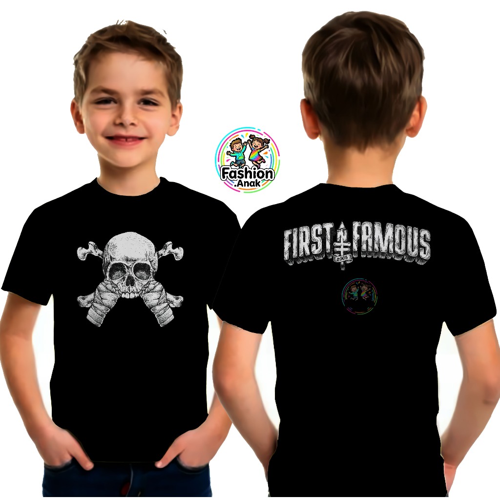 Kaos Anak First And Famous Ossium Unisex
