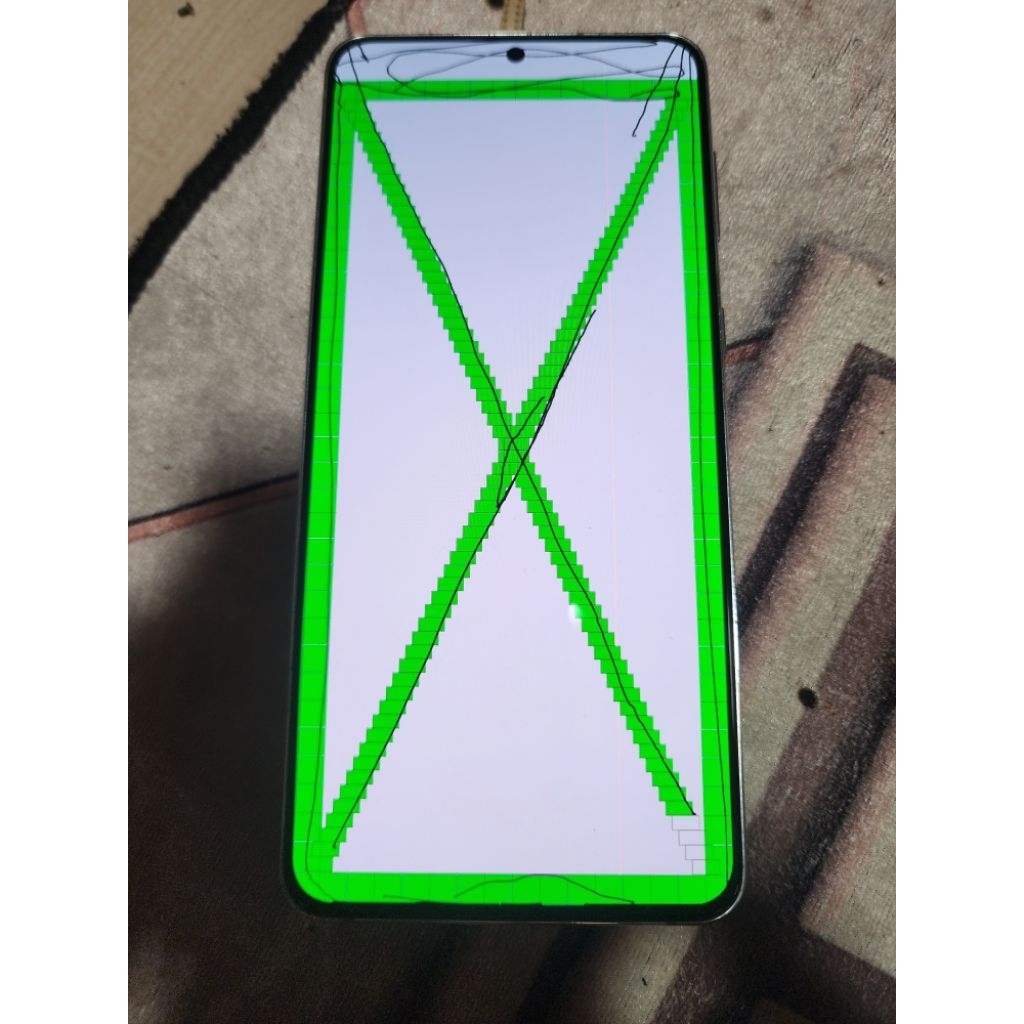 LCD samsung S21 plus original copotan minus layak pakai