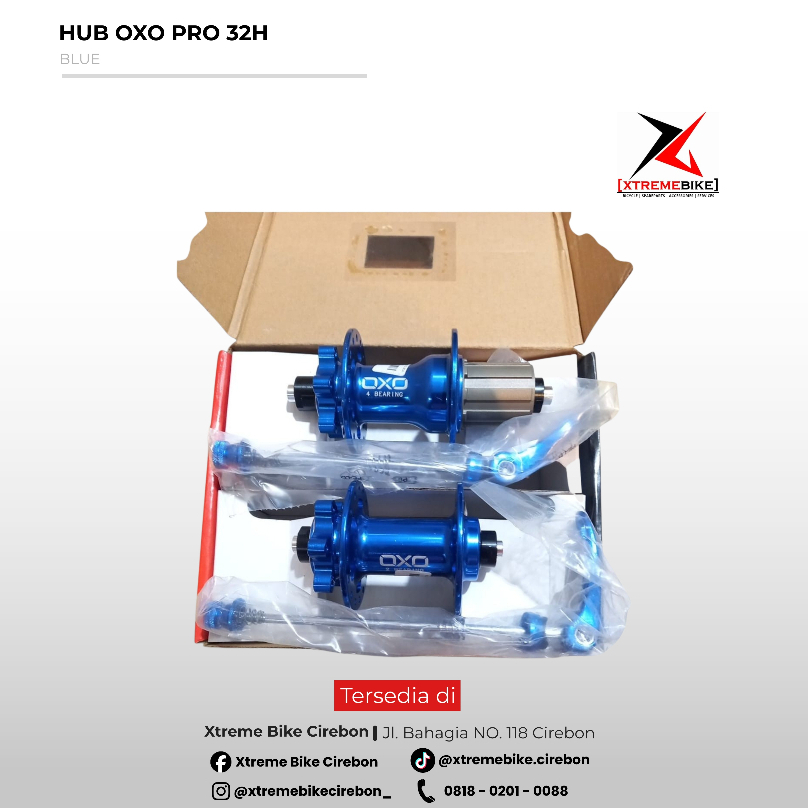 Hub Freehub Oxo Pro 32 Hole Discbrake - Hub Jangkrik