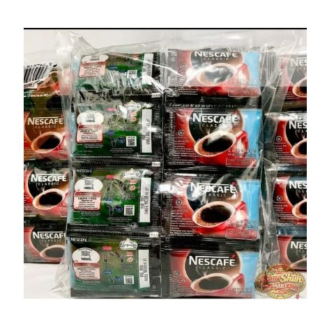Nescafe Classic 60 Sachet - Kopi Murni 100% Tanpa Gula, Larut Cepat, Praktis