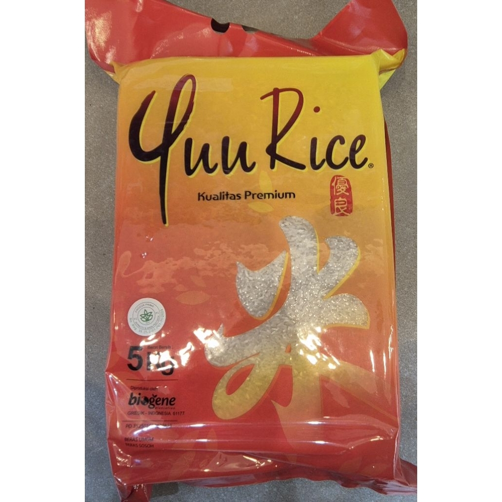 Beras Premium BIOGENE Yuu Premium Rice 5 Kg - PPY-PC.