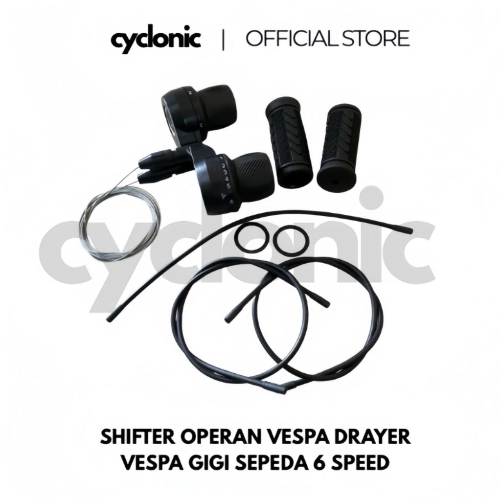 Shifter Revoshif Operan Gigi Sepeda 6 Speed Drayer Vespa