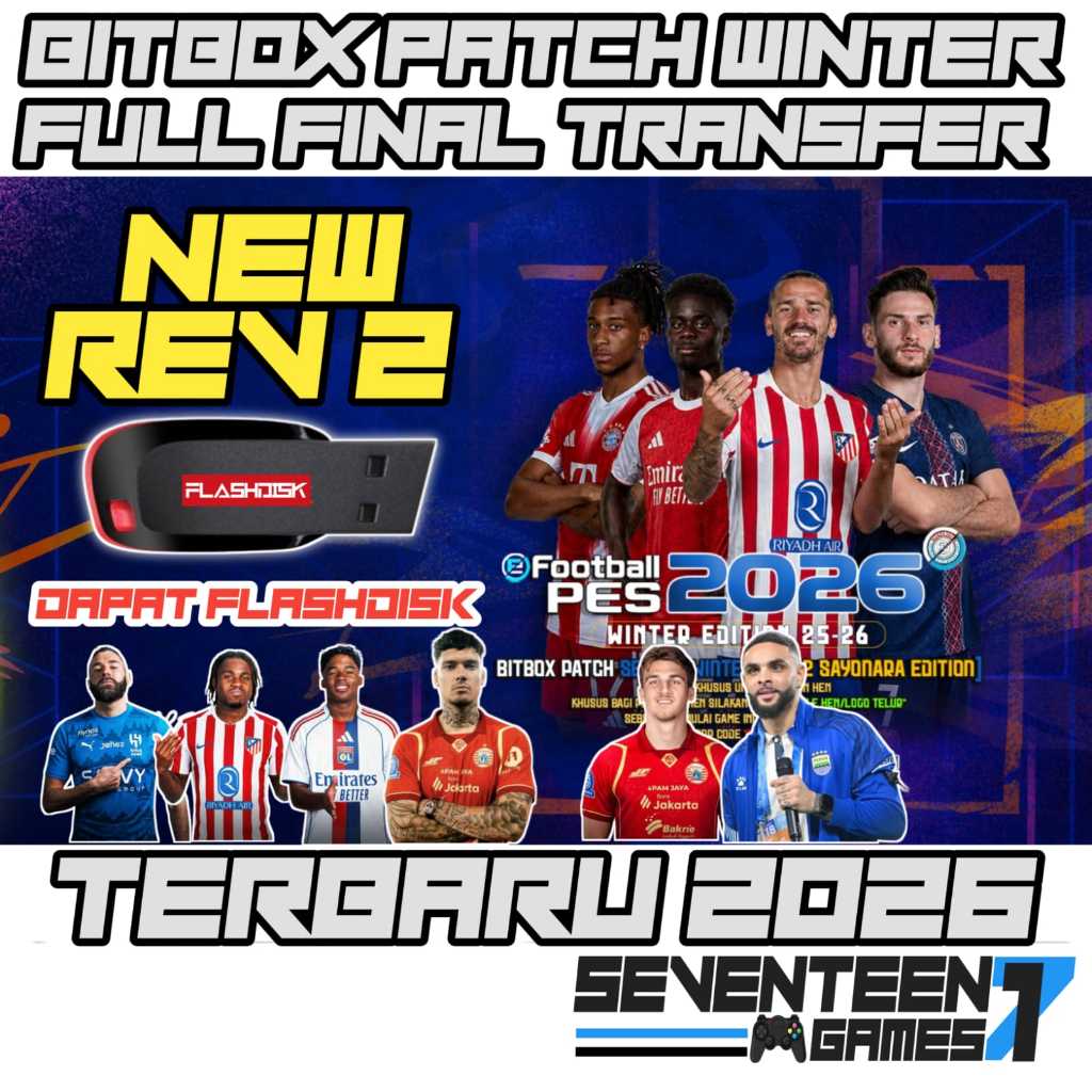 PES 2026 Bitbox Game Untuk PS3 Cfw Hen