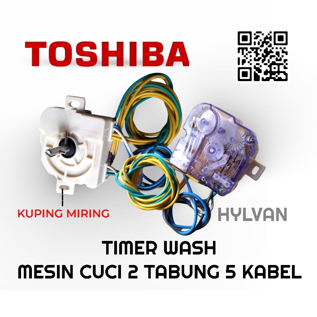 TIMER WASH | TIMER PENCUCI MESIN CUCI TOSHIBA 2 TABUNG