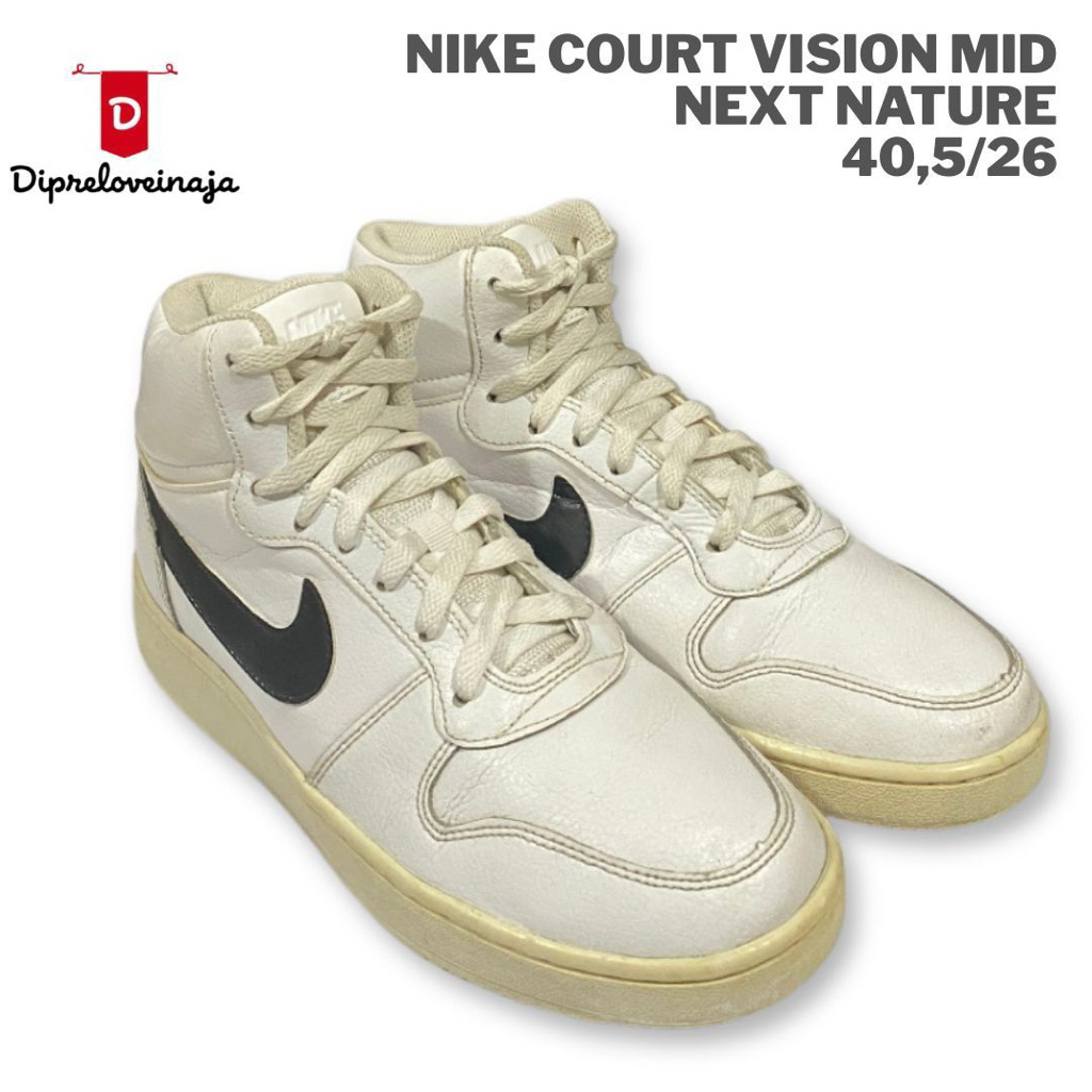 NIKE COURT VISION MID NEXT NATURE 40,5/26 PRELOVED DPLA0398