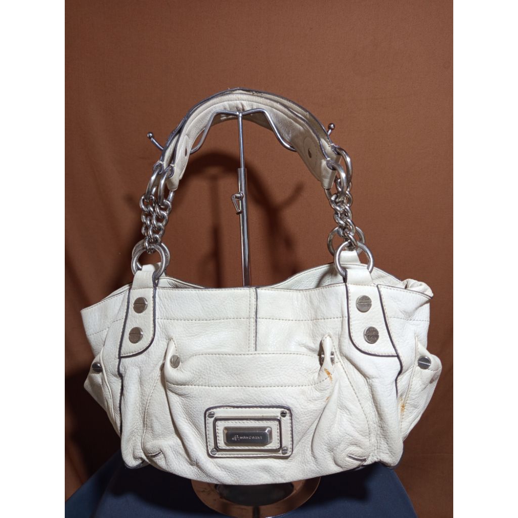 Shoulder Bag B.Makowsky Vintage Unik Kulit Asli second ori