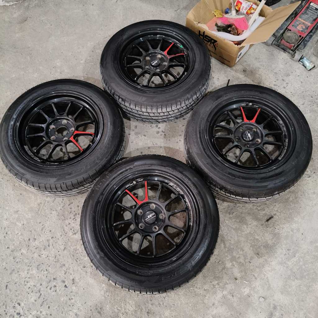 VELG MOBIL SECOND RACING VENOM R17 5X114+ BAN 215 60 RING 17 INNOVA RUSH TERIOS XTRAIL XPANDER DLL