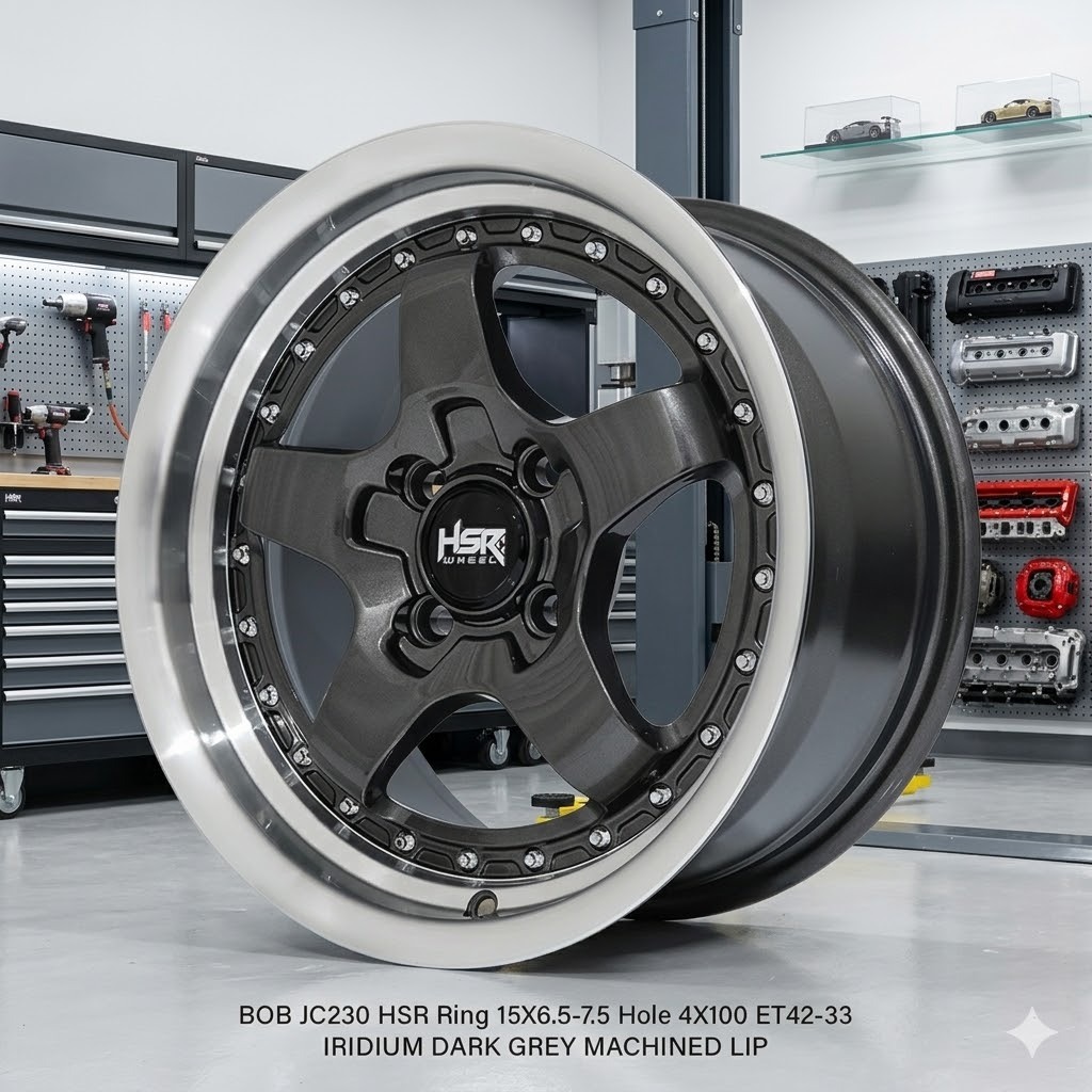 Velg Mobil Celong Honda Jazz Ring 15 Pcd 4x100 HSR Pelek Mobil Honda City, Brio, Freed, Mobilio DLL