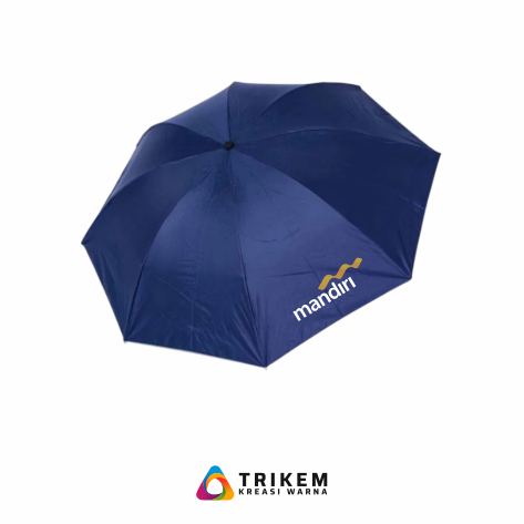 READYSTOCK Payung Lipat Biasa Bank Mandiri Souvenir Kantor Elegan Premium