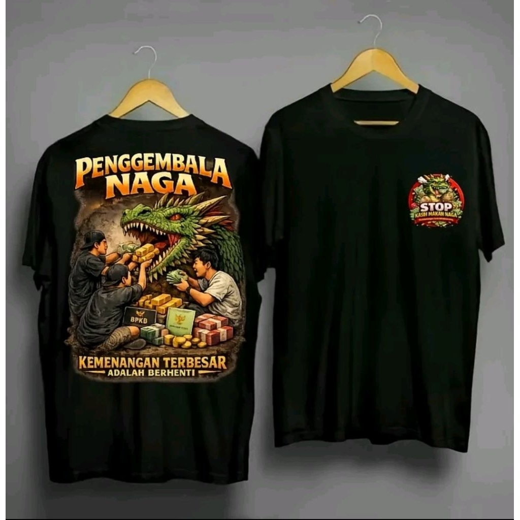 Kaos pengembala naga pria dan wanita